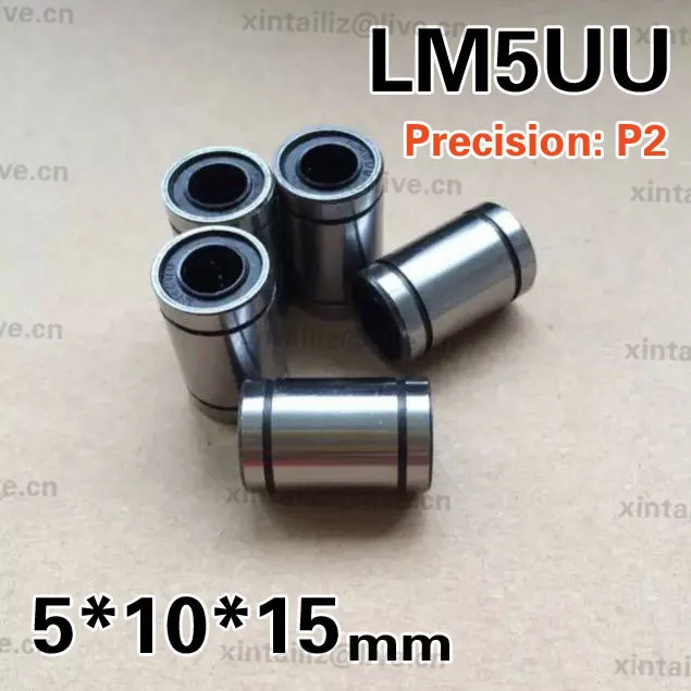 

[LM5UU-P2]10 шт. Бесплатная доставка, линейный подшипник из хромистой стали LB5UU LM051015 LM5UU 5 мм * 10 мм * 15 мм
