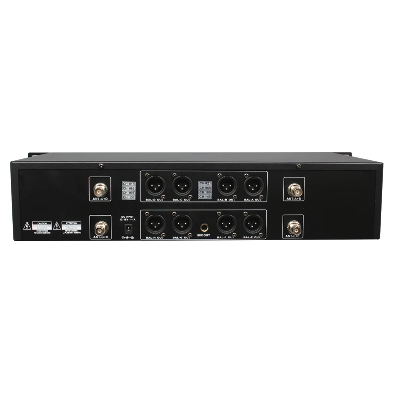 Лучшая Профессиональная ручная Беспроводная микрофонная система UHF8 канальная