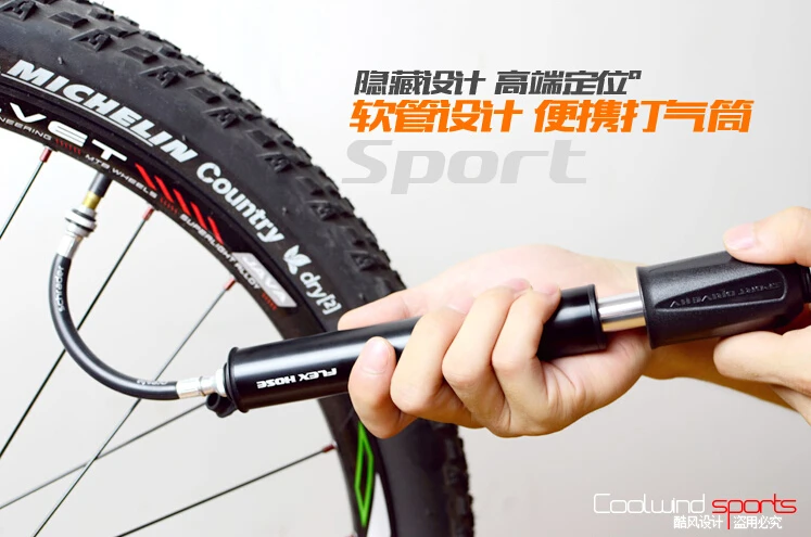 LEZYNE Sport hp 120psi 8.3bar/HV 90psi 6.2bar портативный многофункциональный мини-насос
