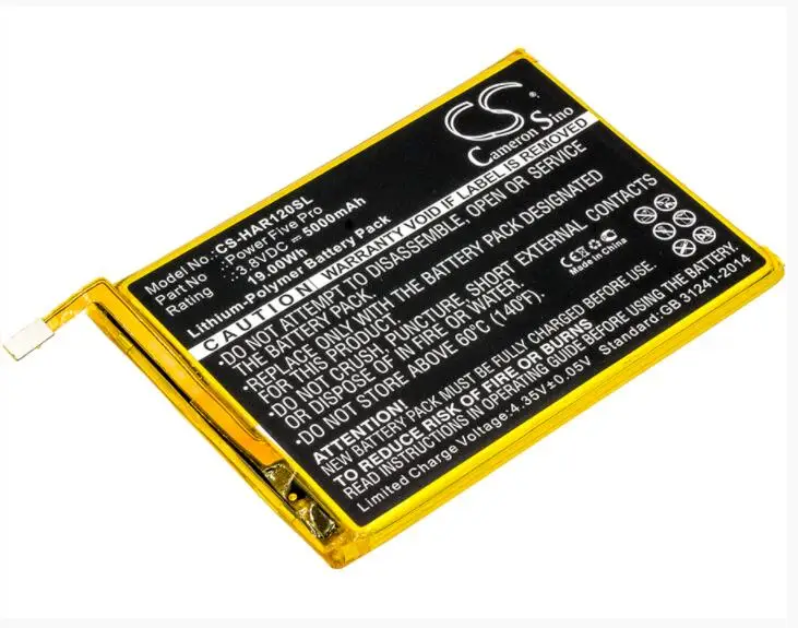 Аккумулятор Cameron Sino 5000 мАч для мобильного телефона Screen Power Five Pro аккумулятор