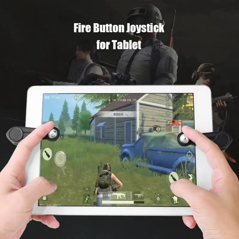 2 шт. для PUBG мобильный для сенсорного геймпада игровой джойстик триггер шутер контроллер Кнопка огня ключ для iPad Android планшет
