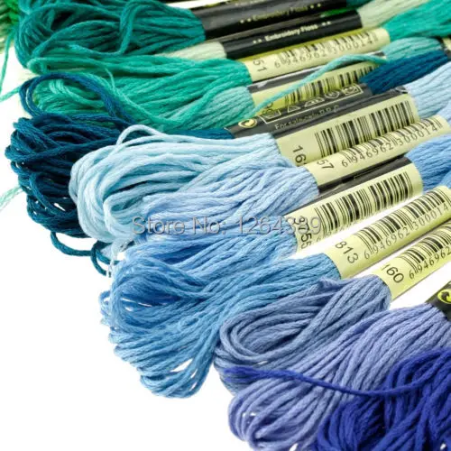 100 шт. Бесплатная доставка! Оптовая продажа аналогичная хлопковая нить DMC для