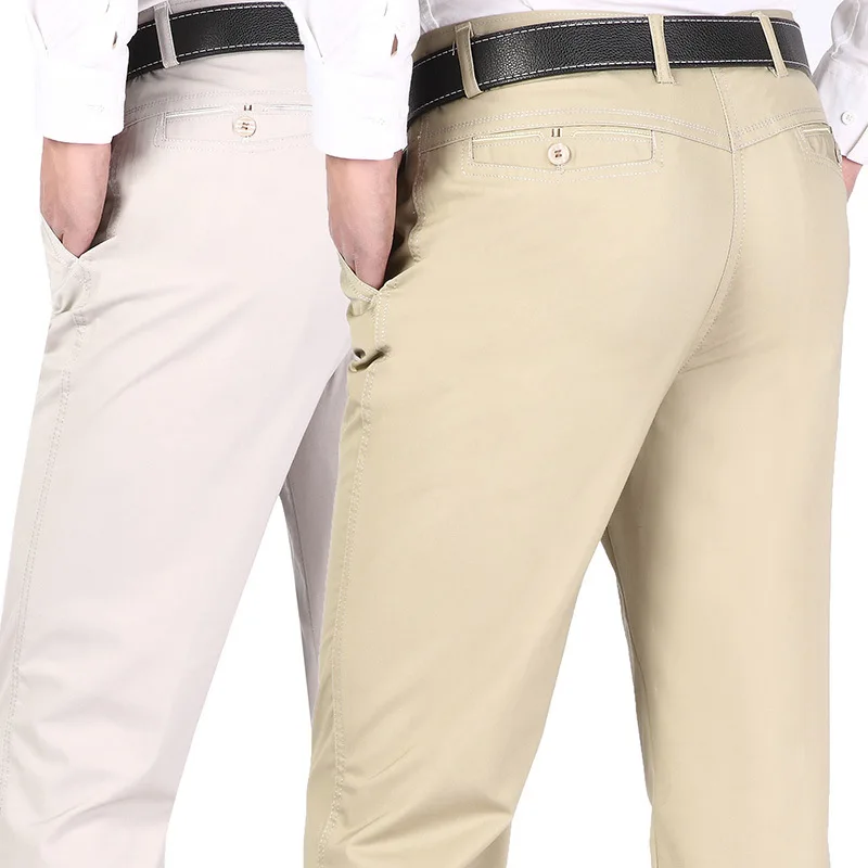 Брюки мужские хлопковые свободного покроя удобные прямые джоггеры повседневная