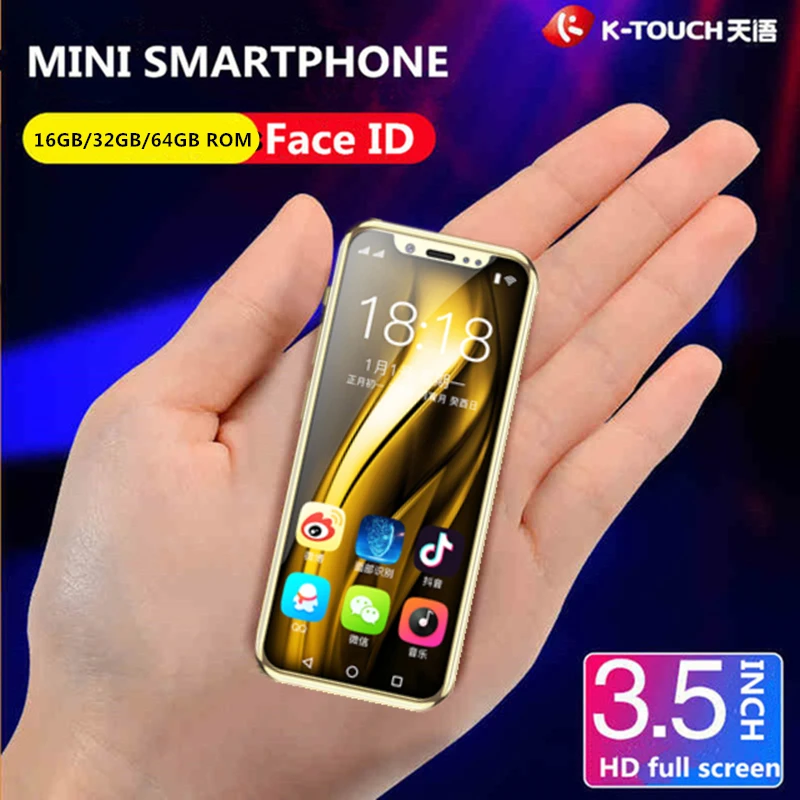 Карманный мини мобильный телефон K touch i9 Android 8 1 металлическая рамка 3 46 дюйма Wi Fi