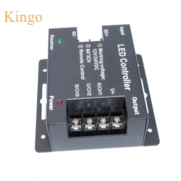 DC12-24V 6A * 3 RF пульт дистанционного управления беспроводной сенсорной панелью RGB LED