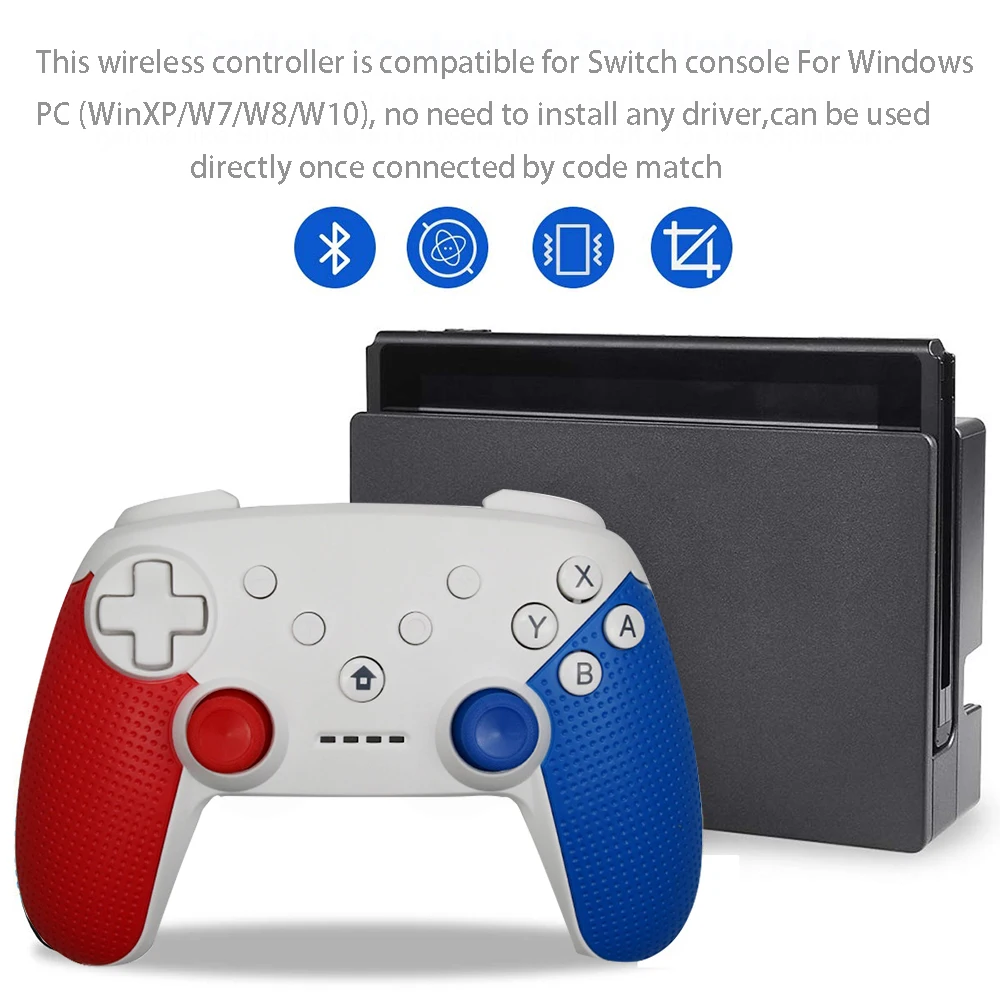 Контроллер Bluetooth для Nod Switch Pro NS дистанционного геймпада переключателя Pro/PC