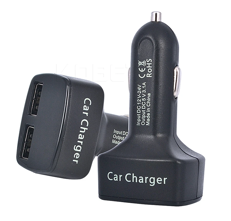 Quick Charge dual USB Charger For Mobile Phone led display Car Qualcomm 3.1A Fast Charging Adapter Mini Usb | Автомобили и