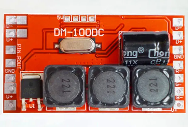 DM 100DC 3 канальный декодер постоянного тока dmx (автоматический адрес записи) AC9 32V