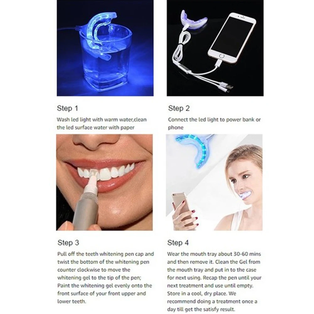 Hands Free Mini UV с зарядным кабелем для стоматологического здоровья быстрое удаление