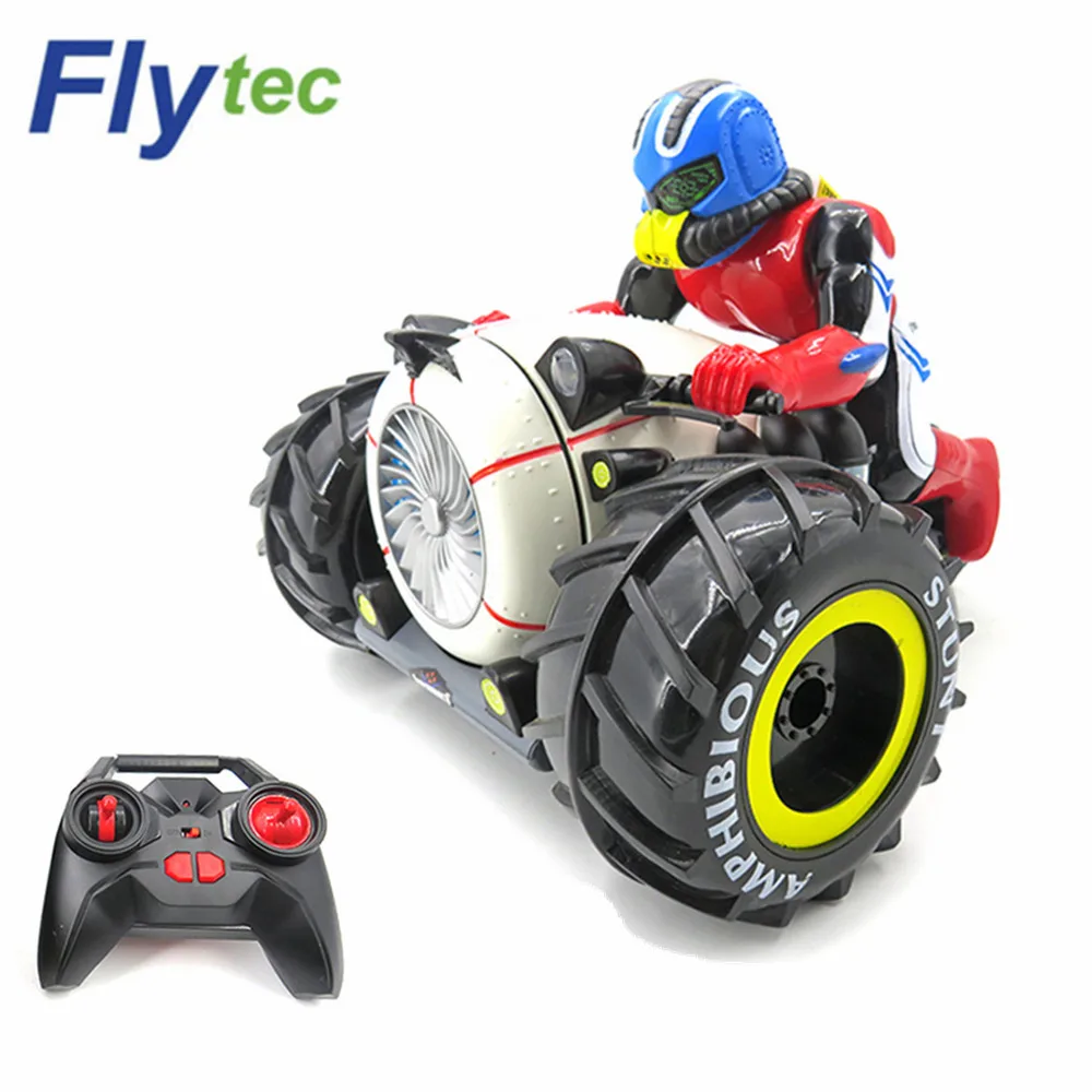 Flytec 989 333 rc амфибия мотоцикла лодка 4WD 15 км/ч 2 4 ГГц Беспроводной трюк RC автомобили с