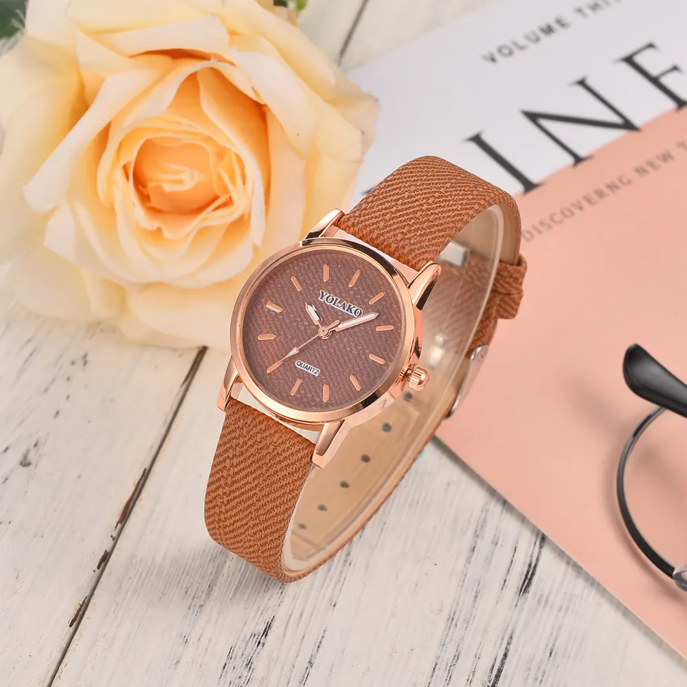 Новинка 2018 женские часы нарядные повседневные кожаные кварцевые аналоговые