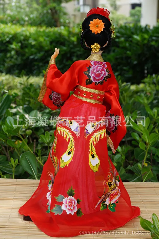 30 см высокий китайский стиль четыре древних красоты Ян Guifei Xishi норки Cicada Ван Zhaojun кукла домашнего рабочего стола украшения Пекина