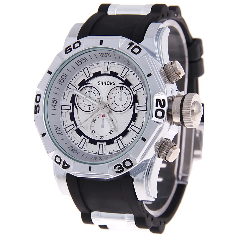 Часы наручные мужские кварцевые роскошные спортивные деловые с большим