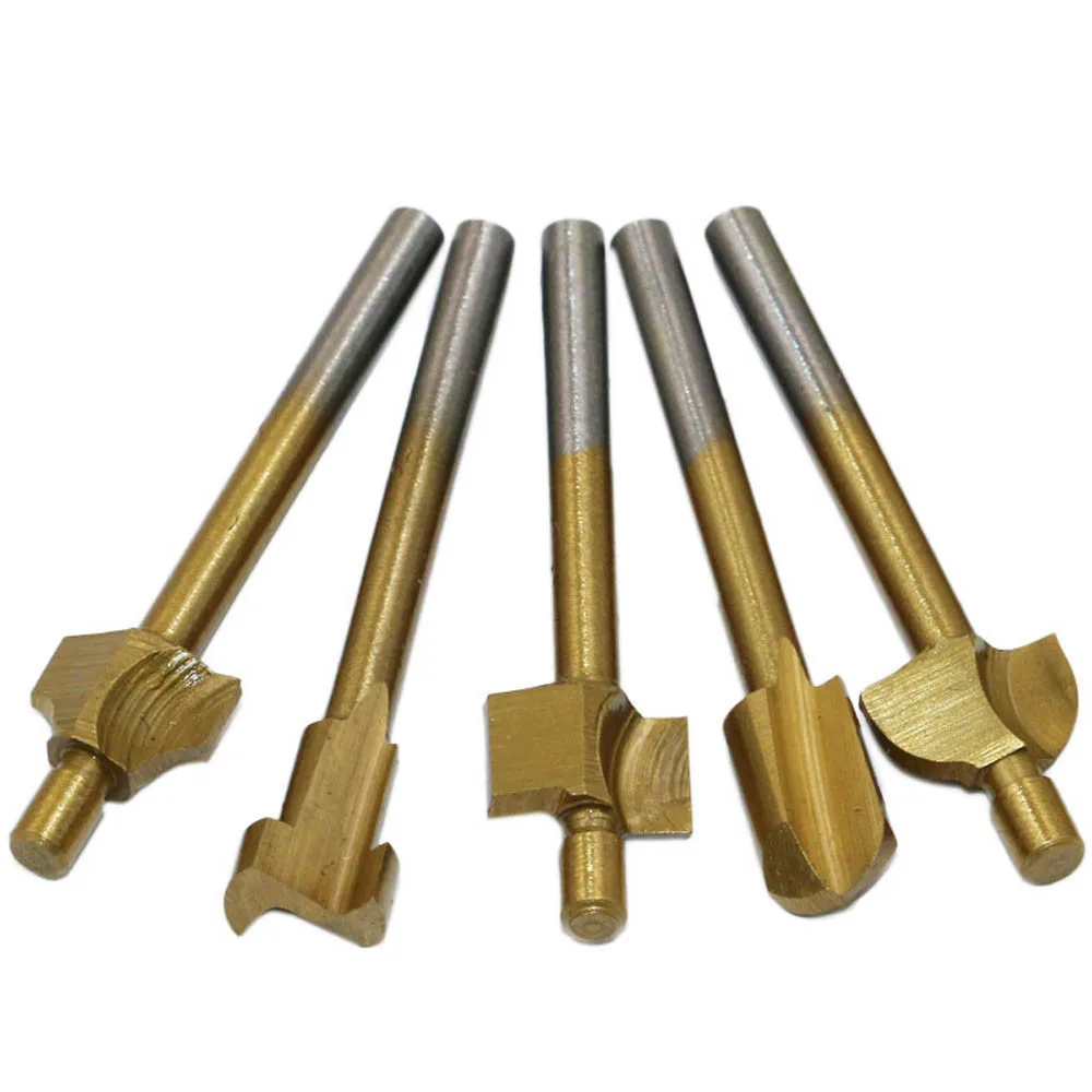 10 шт./компл. HSS титановые фрезы для дерева роторной гравировки Dremel набор