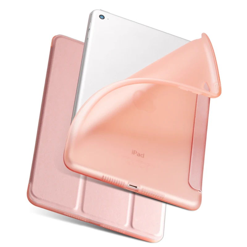 Чехол для iPad Mini 1 2 3 7 9 дюйма тонкий чехол из искусственной кожи + силиконовая