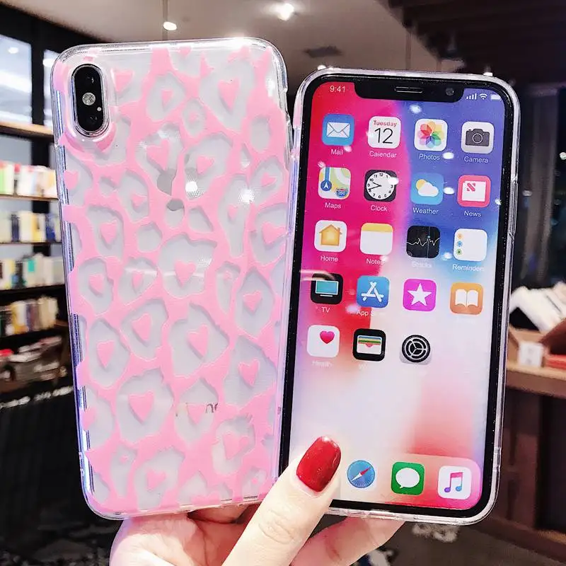 Чехол для iPhone X XS Max XR из мягкого ТПУ с абстрактным узором прозрачный чехол iphone 8 6s 7