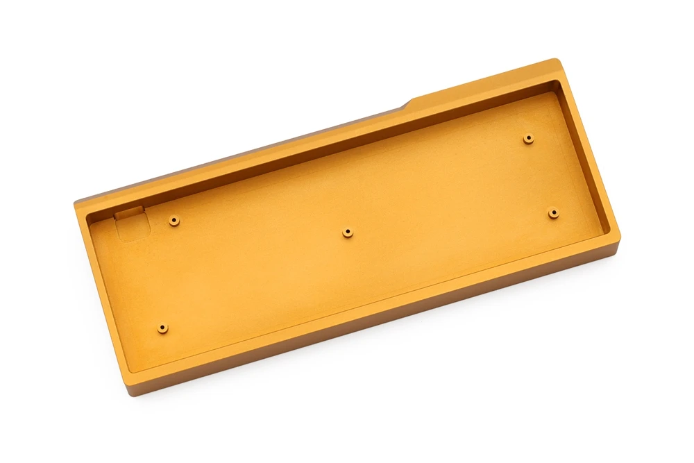 BM43 HPCase Yellowx1 Анодированный алюминиевый чехол для bm43a bm43 40% pcb пользовательская клавиатура acclive угол черный серебристый серый желтый розовый синий высокий профиль - Цвет: BM43 HPCase Yellowx1