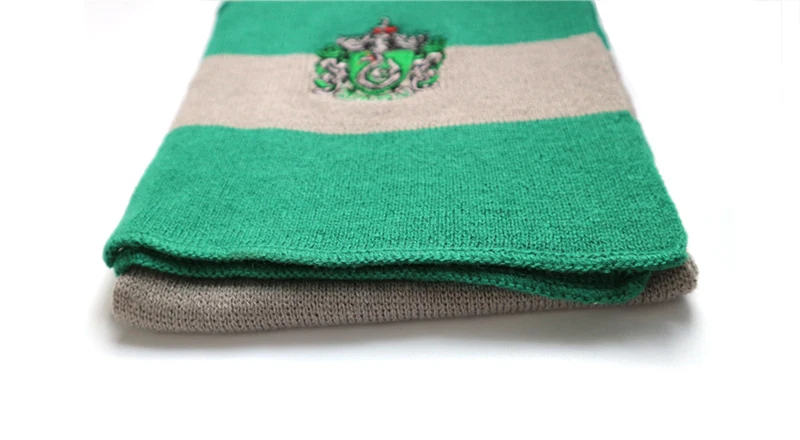 Gryffindor Slytherin Ravenclaw Hufflepuff для взрослых или детей, зимний длинный хлопковый шарф, теплый шейный платок для мальчиков и девочек на осень