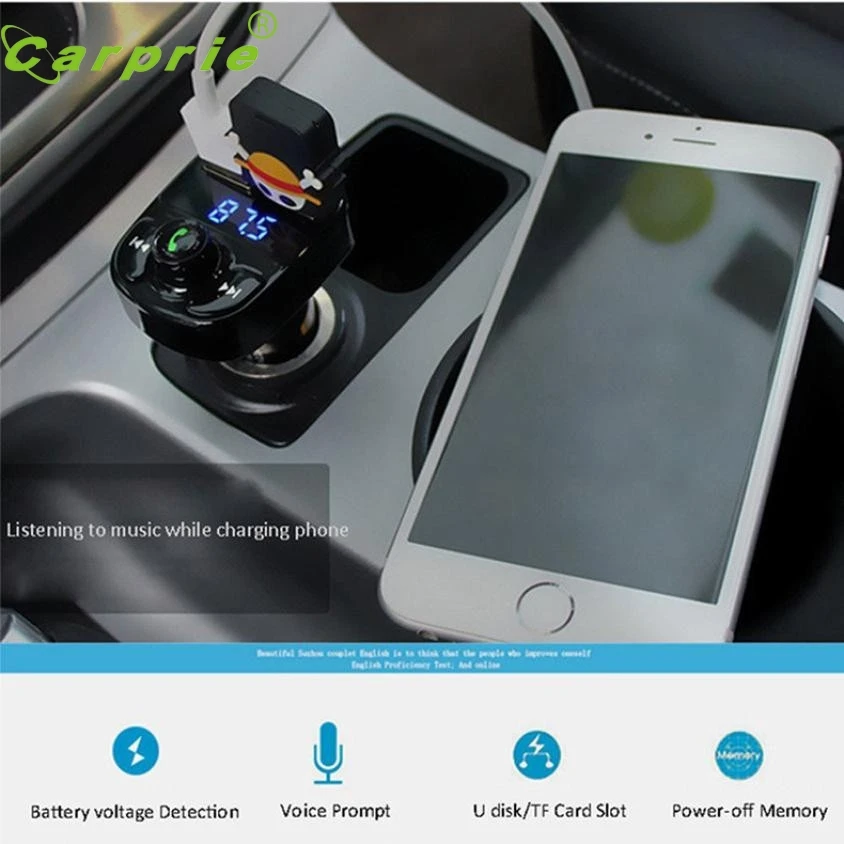 1 шт. Bluetooth автомобильный комплект MP3 плеер FM передатчик беспроводной радио адаптер USB зарядное устройство nr2 дропшиппинг