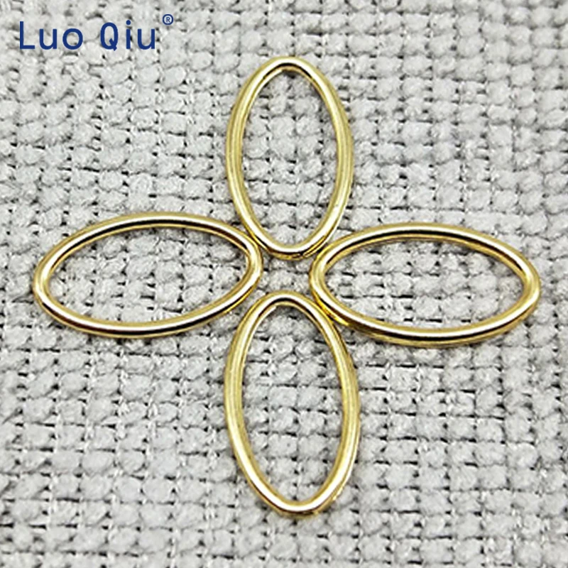 Belt Sexy buckle gold color Japanese style ellipse Simple fashion generous accessories temperament 500 pcs/pack 15mm | Дом и сад - Фото №1
