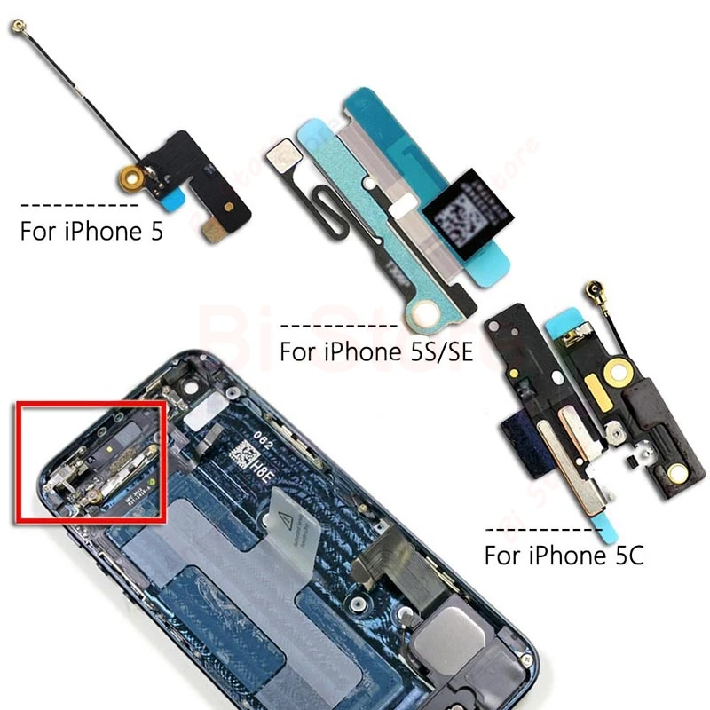 WiFi антенна кабель Wifi крышка сигнальная линия гибкий для iPhone 5 5S 5C SE 6 6Plus 6S Plus|Шлейфы