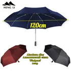 Новый высококачественный автоматический зонт 120 см, женские складные ветрозащитные зонтики 3 размера для улицы, зонтики для мужчин и женщин, зонтик