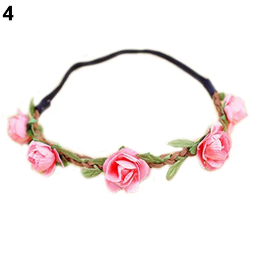 Повязка на голову в стиле бохо для женщин и девушек красивая Цветочная лента