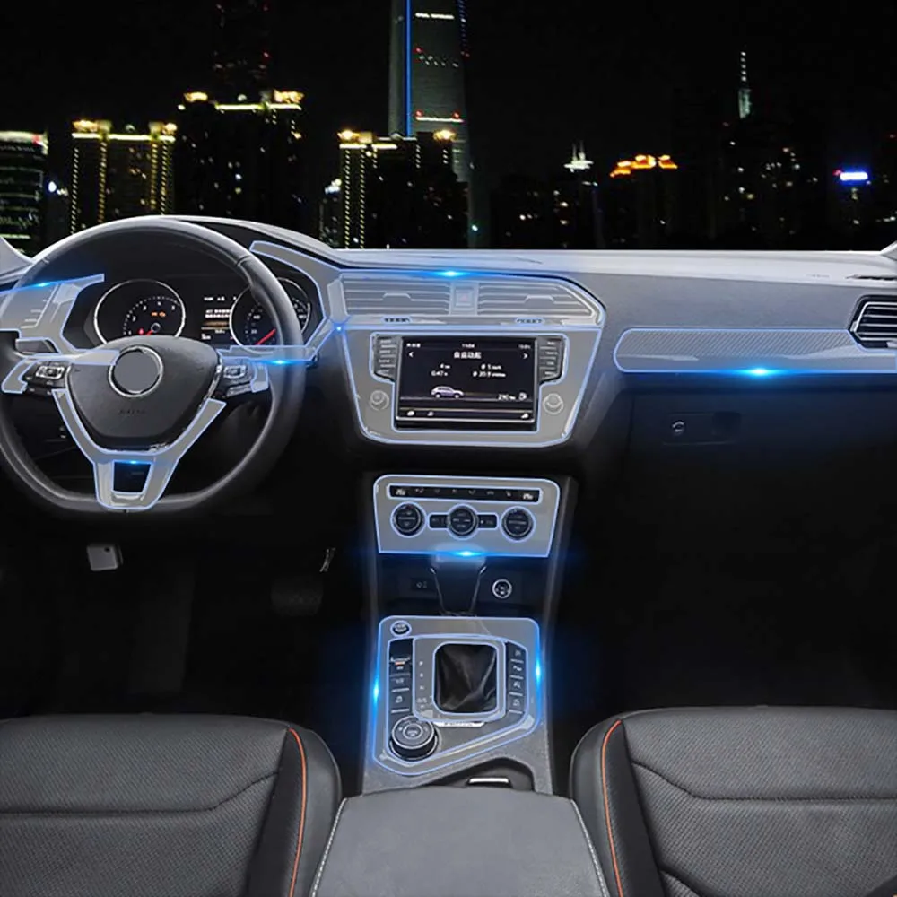Автомобильный Стайлинг Новая внутренняя отделка автомобиля Защитная пленка для