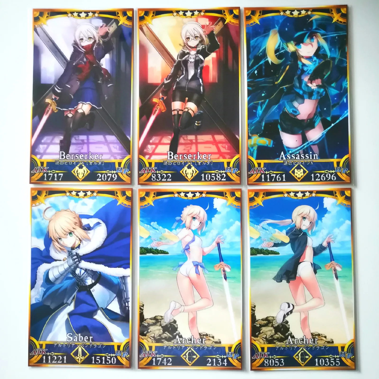 42 шт./компл. Fate Zero игрушки хобби Хобби Коллекционные вещи Коллекция игр аниме-открытки