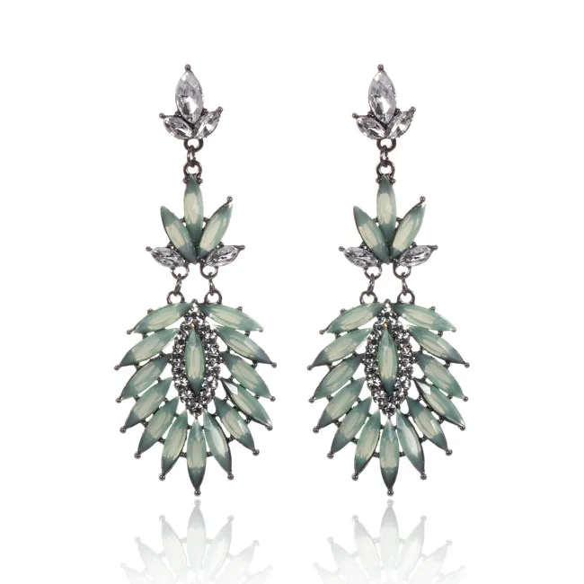 Wholesale Promotion Top Fashion Orecchini Jewelry DIY Vintage Boho Leaf Black Earrings For Women Free Shipping LE1314# | Украшения и