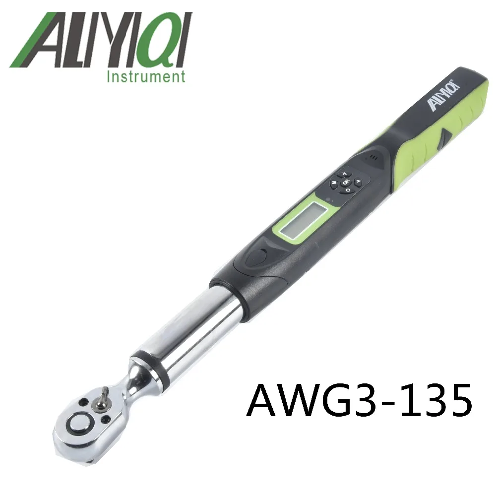 ALIYIQI 135N.m 3/8 Цифровой Динамометрический ключ дюймовый стандарт AWG3 135