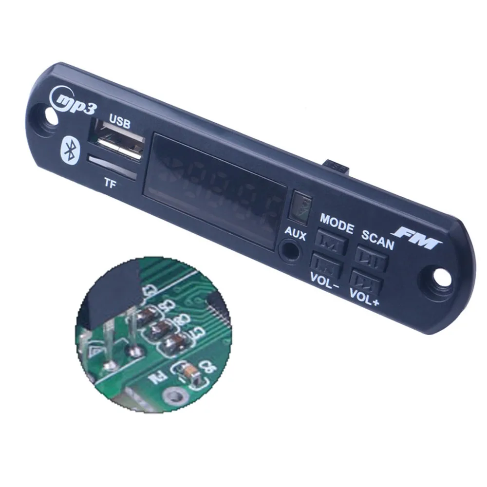 Новинка 2019 Автомобильный MP3 Bluetooth декодер плата 5 В/12 в PCB аудио модуль для