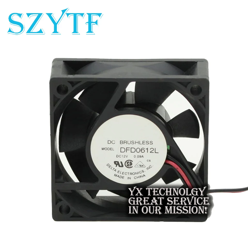 Новый и оригинальный вентилятор охлаждения шасси DFD0612L 6020 6 см 60 мм 12 В 0.09A Для Delta