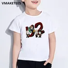Детская летняя футболка с коротким рукавом для девочек и мальчиков, детская забавная Футболка с принтом рок-группы U2, модная крутая повседневная детская одежда, HKP4113