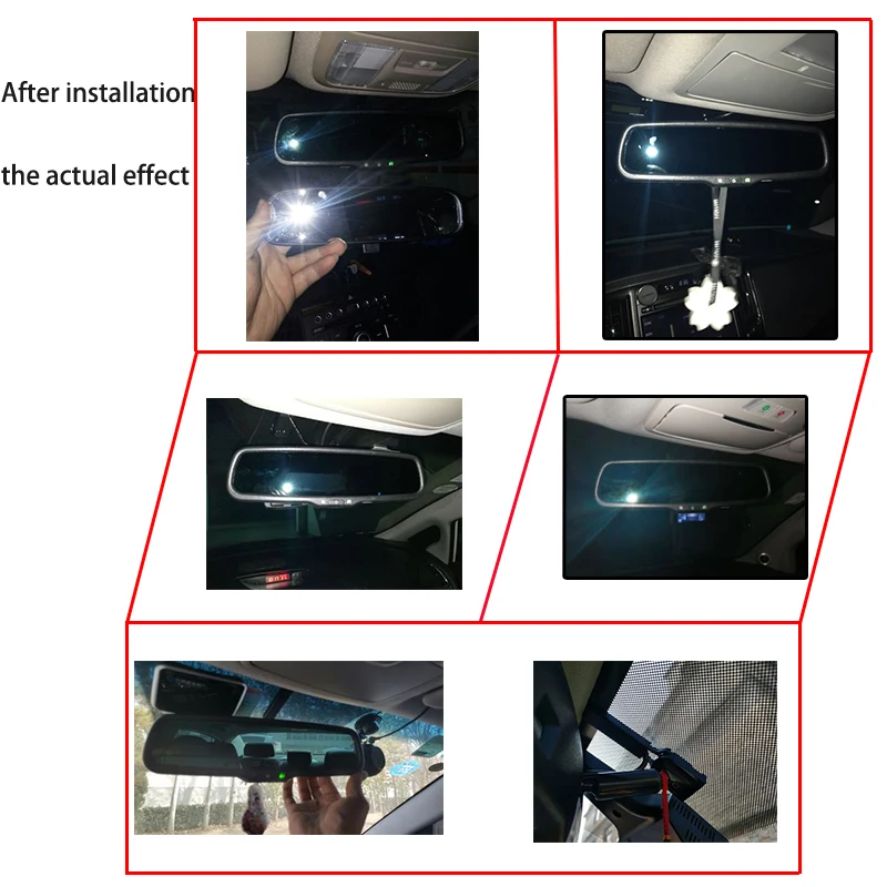 Автомобильное электронное зеркало заднего вида с автоматическим затемнением, специальный кронштейн для замены оригинала, для Honda CRV CIVIC Toyota hyundai Kia Ford