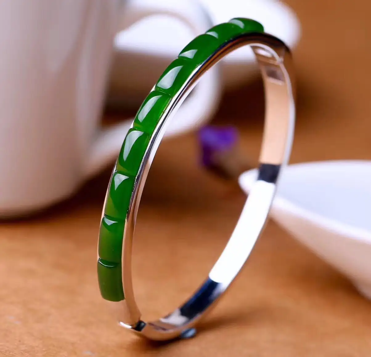 2018 Limited Promotion Women Bangle Ms S925 Pure Jewelry Fashion Boutique Personality Natural Hetian Bracelet With Certificate | Украшения