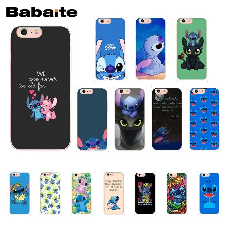 Babaite милый мультфильм Лило Ститч чехол для телефона чехол для iphone 11 Pro 11Pro Max 8 7 6 6S Plus 5 5S SE XR X XS MAX