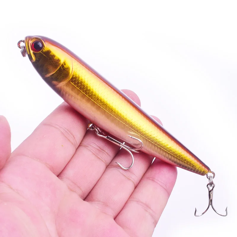 1 шт. Воблер Topwater приманка для рыбной ловли с поверхностью окуня и щуки 110 мм 16 г