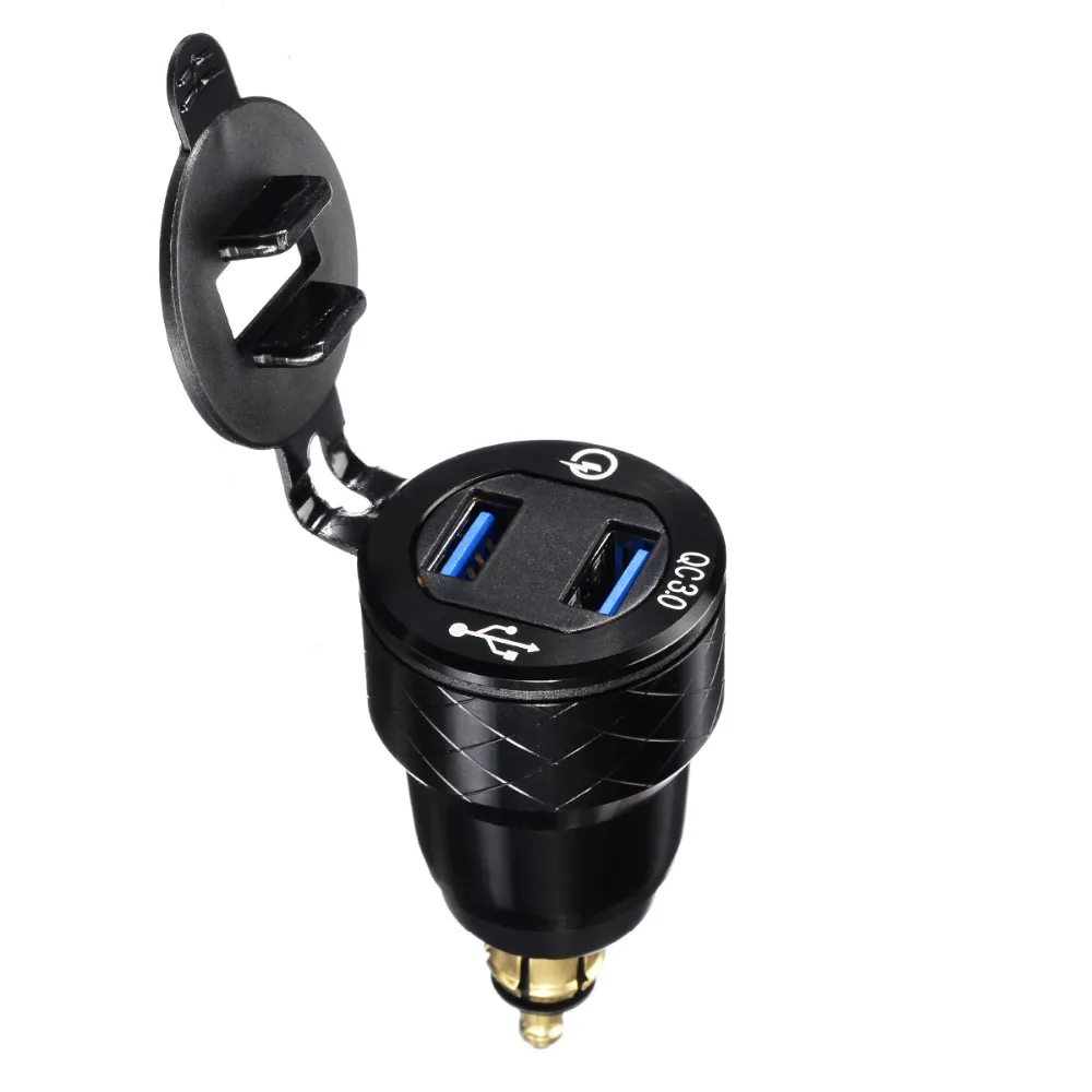 1 шт. автомобильное зарядное устройство с двумя USB портами для BMW F800 F650 F700 R1200