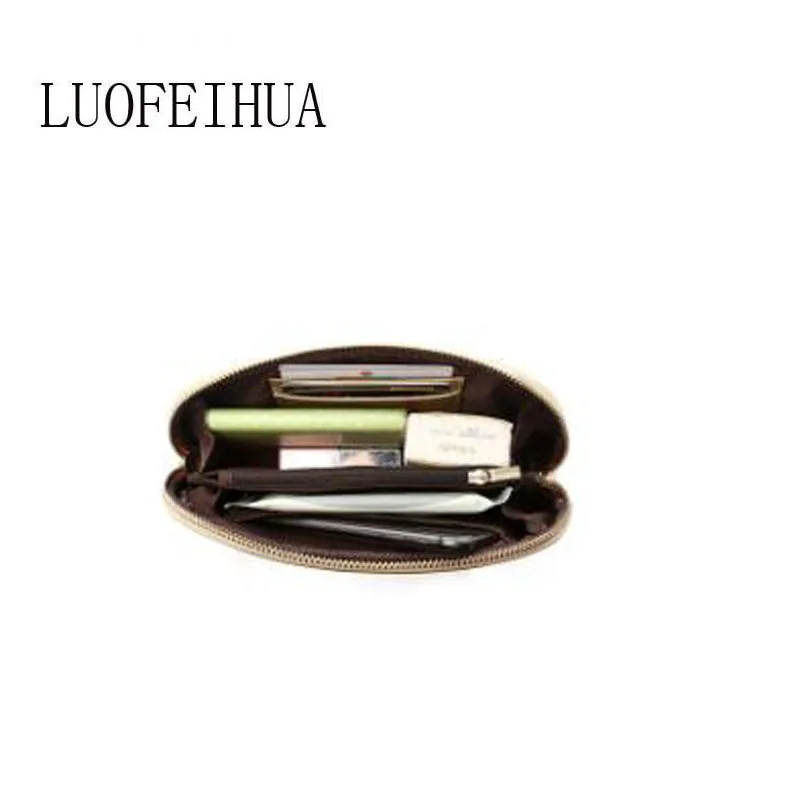 LUOFEIHUA 2019 Новый модный тренд с узором крокодиловая кожа на запястье сумка кожаный