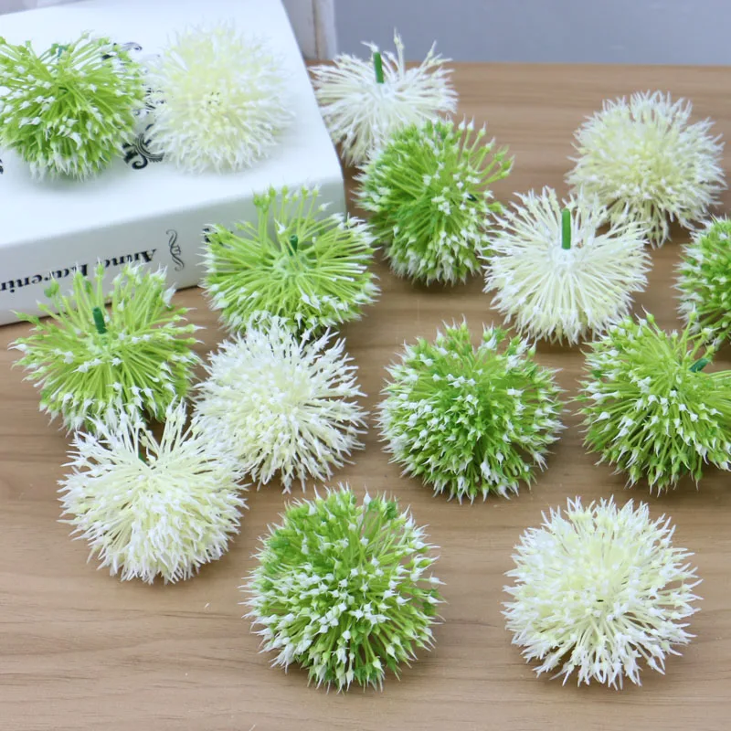 HMEOT 2 pcs plastic artificial Dandelion flower head Simulation plants home decor wedding saint valentine party | Дом и сад