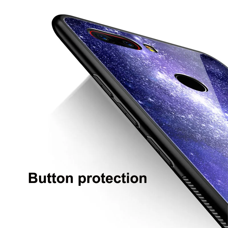 Чехол для Nubia Z17s NX595J чехол Z17 S со Звездной звездой из закаленного стекла жесткий