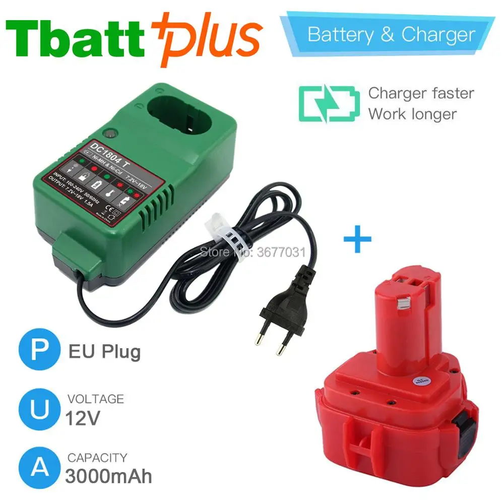 2X1233 12 В 3.0Ah Батарея Замена для инструмента Makita 1234 1220 192696-2 | Электроника
