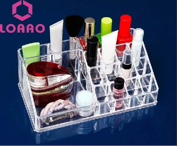China Brand LOAAO crystal make up cosmetic organizer storage case box Container/bathroom organizer/jewelry | Дом и сад
