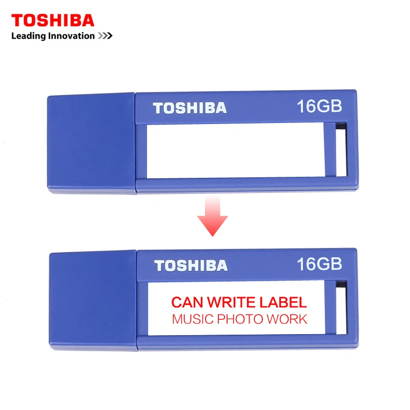 TOSHIBA USB флэш накопитель 16 ГБ реальная емкость V3DCH 3 0 16G качественная карта памяти