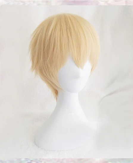 Короткие термостойкие синтетические волосы для косплея Fate/Stay Night Zero Gilgamesh цвет
