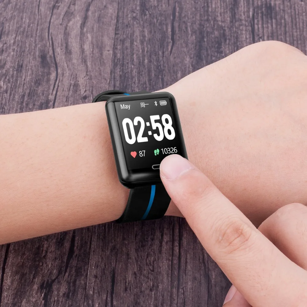 

F5 Heart Rate Smart Bracelet Sleep Monitor Fitness Tracker 1.3 inch Color Screen Waterproof Sport Smart Band For Android IOS