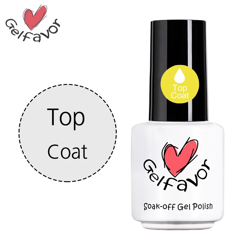 Top coat Гель-основа для укрепления ногтей Гель-основа лак для ногтей 7 мл Гибридный праймер основа и верхнее покрытие лак для ногтей Полупостоянный - Цвет: Top coat