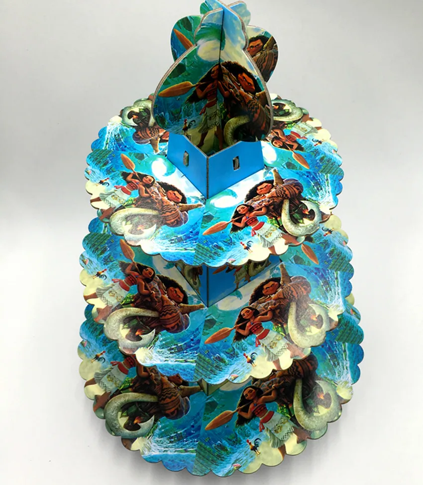 1 компл./лот с героями мультфильма Моана Подставка для свадебного торта Три oдeжды