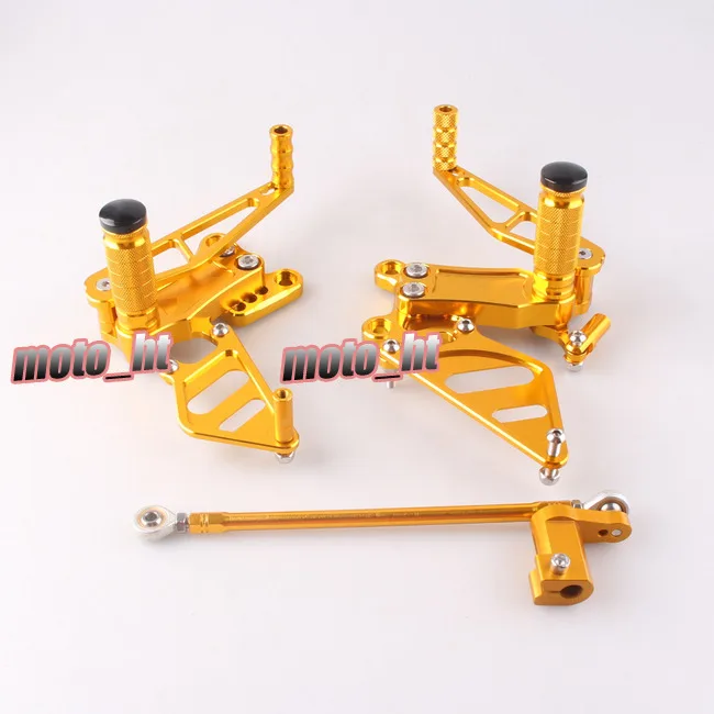 CNC регулируемый Rearset задний Набор подножка подножки для Honda CBR954RR CBR929RR 2002 2003/CBR 954 929 RR 02 03